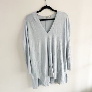 Chance or Fate Soft Blue V-Neck Tunic oversized small